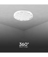 60W Designer Domelight loftlampe - Ø49cm, 6000lm, dæmpbar, inkl. fjernbetjening, bikube cover