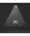 100W LED Gadenlygte - Samsung Chip, Adaptor, 6500K