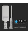 100W LED Gadenlygte - Samsung Chip, Adaptor, 6500K