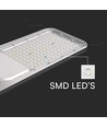 70W LED gadelampe med Samsung chip - 135lm/W, IP65, inkl. adapter