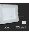 200W projektør - Samsung chip, 1m ledning, 6500K, hvidt hus