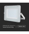 200W projektør - Samsung chip, 1m ledning, 6500K, hvidt hus