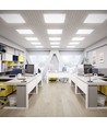 36W LED Panel - Bagbelyst, 595x595mm, IP65, Flimmerfri, 4000K, 120lm/W