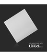 62x62 LED panel, 36W - 117lm/W, neutral hvid, hvid kant, bagbelyst