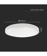 36W LED loftslampe - Ø35cm, Samsung LED chip, IP44, hvid kant, 4000K