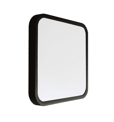 24W LED loftslampe med Samsung chip, kvadratisk - 2500lm, IP44, sort kant, 6500K
