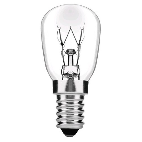 Ovnpære E14 - 15W Halogen pære, 90lm, maks. 300°C
