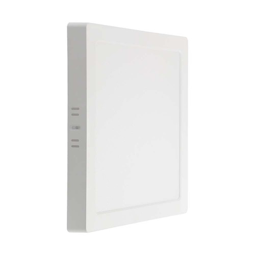 12W Bagbelyst Panel - Samsung Chip, 6500K, Firkantet
