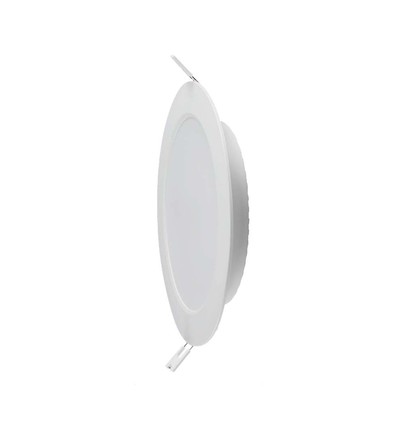 12W nedsænket panel - bagbelyst, Samsung chip, 6500K, rund