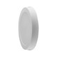 18W Ø21,6cm LED loftlampe - Samsung LED chip, 1980lm, hvid kant, rund mini panel