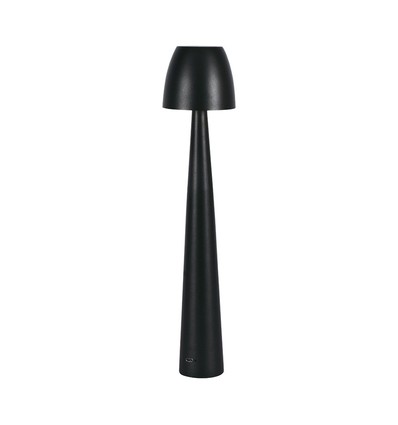 3W oppladbar bordlampe - LED, 80x370mm, 3i1, dæmpbar, sort