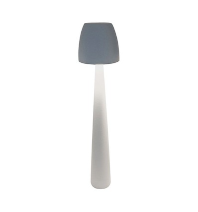 2W-3W genopladelig LED bordlampe - Ø8cm, 3-trin dæmpbar, hvid, inkl. USB-kabel