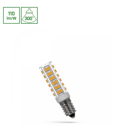 4,5W LED kronepære - G45, E27, 230V