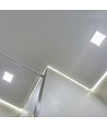 V-Tac 12W LED indbygningspanel - Samsung Chip, Hul: 15,5cm x 15,5 cm, Mål: 17cm x 17cm, 230V