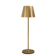Calida Opladelig bordlampe - udendørs, 2700K, RA97, dæmpbar, messing