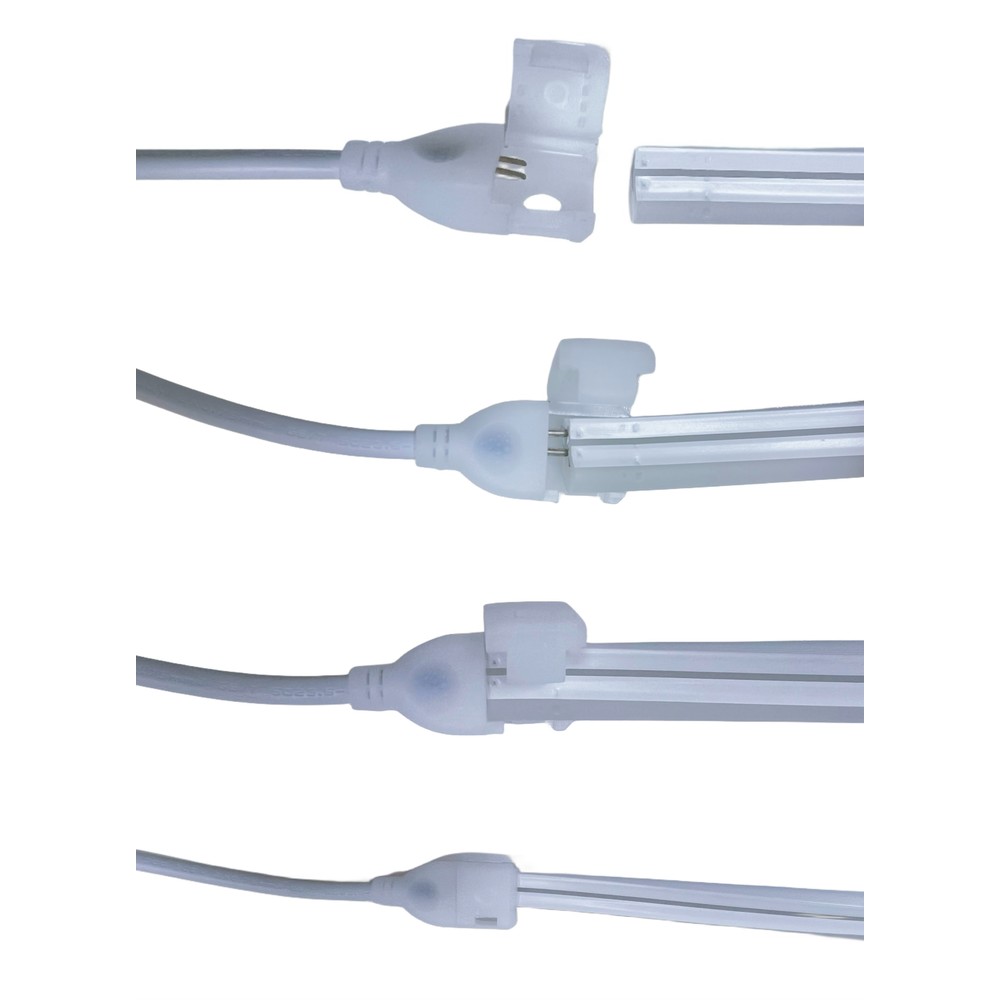 RF trdls timer, dmper med fjernbetjening, inkl. endeprop, til 230V 8x16 CLIP-ON Neon Flex, memory funktion, maks. 50 meter