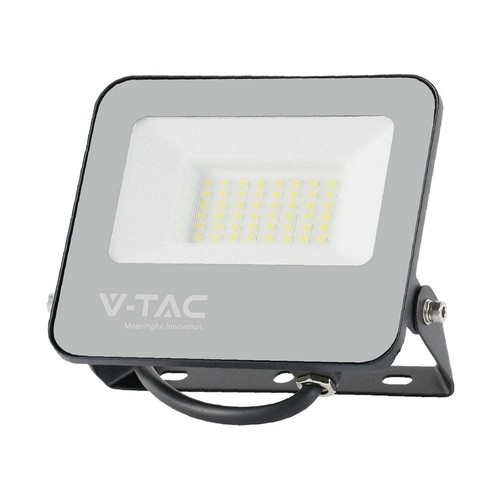 30W LED projektør - 4000K sort hus, gråt glas, 160lm/W
