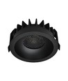 12W Blændfri RA90 CCT Downlight Ø86mm - 3 lyskulører, sort front, Hul: Ø75mm, Honeycomb