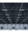 150cm 50W CCT LED armatur - 120lm/W, 6000lm, IP20, 3-i-1 farveskift, indendørs