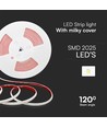 5m 12,5W/m COB-LED strip - 286 LED pr. meter, IP65, 230V, 120° lysvinkel