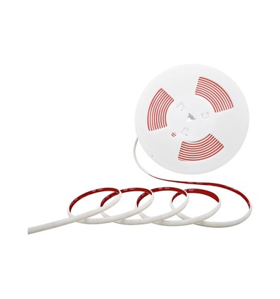 10m 12,5W/m COB-LED strip sæt, 4000K - IP65, 1100lm/m, 286 LED pr. meter, 8mm bredde