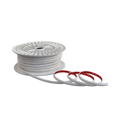 50m 12W/m COB-LED strip, 3000K - IP65, 286 LED pr. meter, fleksibel, 50 meter rulle