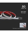 50m 12W/m COB-LED strip, 3000K - IP65, 286 LED pr. meter, fleksibel, 50 meter rulle