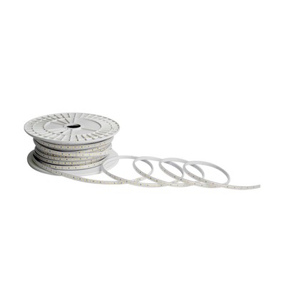 50m 10,5W/m rød LED strip - IP65, 120 LED pr. meter, 2835 SMD chips, 50 meter rulle