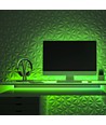 50m 10,5W/m Grøn LED strip - IP65, 121 LED pr. meter, 1000 lm/m, 50 meter rulle
