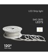 121 LED stripelys 10,5W/m - 4000K, 50m/rulle, 220V, IP65