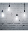 E14 7,5W LED pære - T37, Samsung LED chip, varm hvid