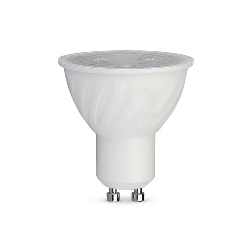 VT-2335 GU10 6W - Plast Spotlys 6500K, 38D, dæmpbar