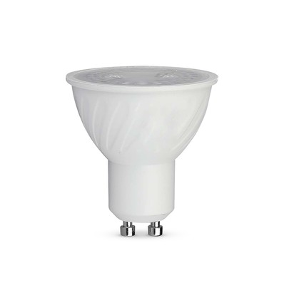 VT-2335 GU10 6W - Plast Spotlys 6500K, 38D, dæmpbar