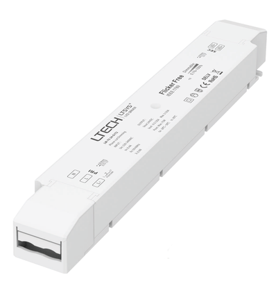 LTech 75W dæmpbar strømforsyning - 24V DC, 3.125A, Triac/push dim/ IP20
