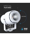 12W LED Have Lampe Hus - Grøn, Hvid