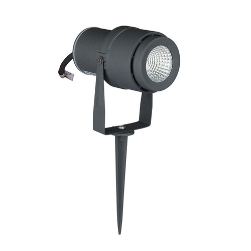 12W havelampe - LED, grøn-grå hus