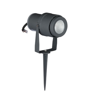 12W havelampe - LED, grøn-grå hus
