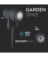 12W havelampe - LED, grøn-grå hus