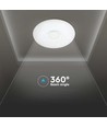 LED designer loftlampe 40W - fjernbetjening, CCT-skift, dæmpbar, rundt dæksel