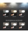 LED designer loftlampe 40W - fjernbetjening, CCT-skift, dæmpbar, rundt dæksel