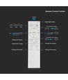 LED designer loftlampe 40W - fjernbetjening, CCT-skift, dæmpbar, rundt dæksel