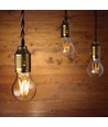 A60 12W LED Filament Pære E27 - Klart Dæksel, 4000K