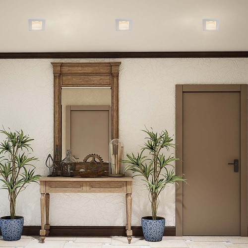 GU10 pære - kvadrat, hvid