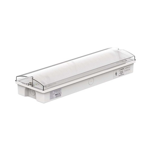3W Nødudgangslys - LED, Selvtestknap, 6400K