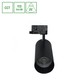ANDROMEDA PRIME skinnespot 24W - 3-faset skinne CCT, 230V, 25°, IP20, DI.76x177x228mm, sort, Spectrum