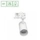 ANDROMEDA PRIME skinnespot 8W - 3-faset skinne CCT, 230V, 25°, IP20, DI. 54x109x160mm, hvid, SPECTRUM