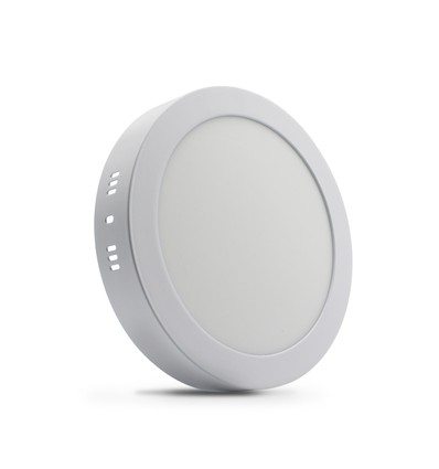 18W Dæmpbar LED loftslampe - Ø22,5cm, Højde: 3,9cm, Hvid kant