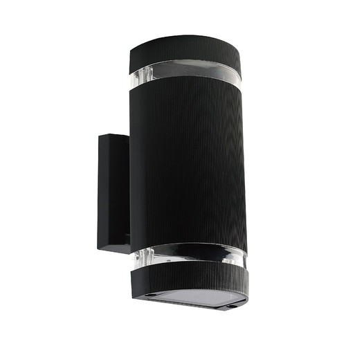 LED Væglampe Sort E27 IP44