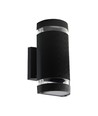LED Væglampe Sort E27 IP44