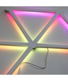 6 stk. Hexa-Light RGBIC komplet sæt - Vægmonteret, Bluetooth app, USB